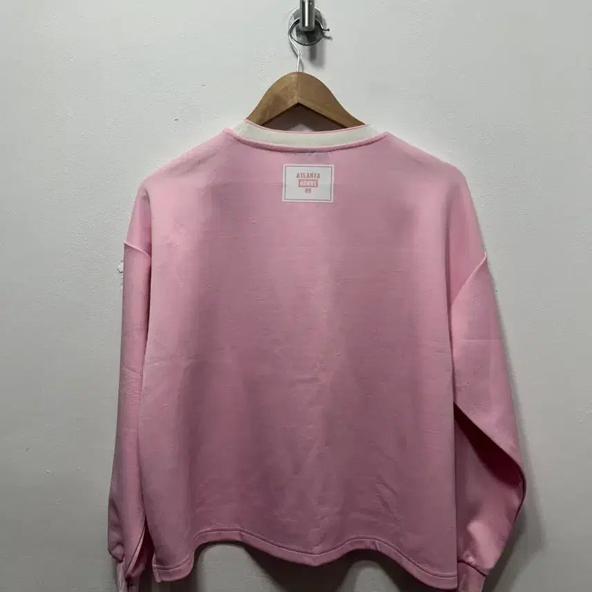[BUNJANG] NBA Atlanta Pink Sweatshirt XS / NBA ATL 애틀랜타 핑크 맨투맨 XS