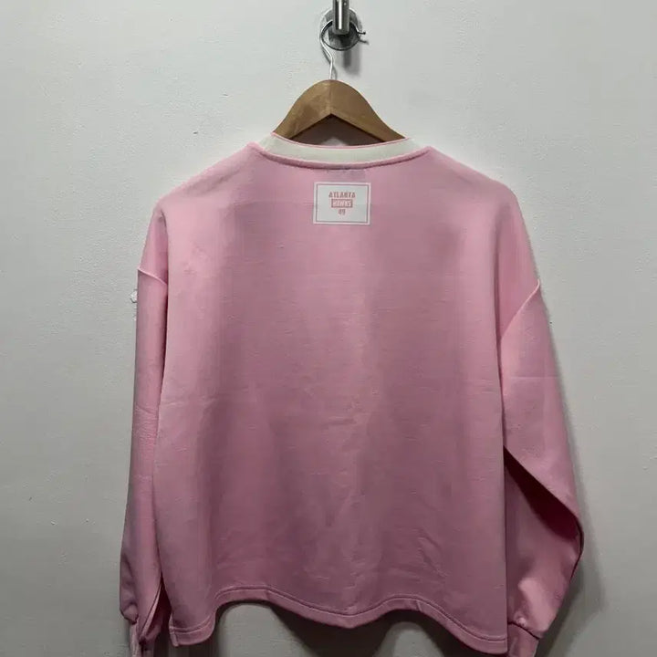 [BUNJANG] NBA Atlanta Pink Sweatshirt XS / NBA ATL 애틀랜타 핑크 맨투맨 XS