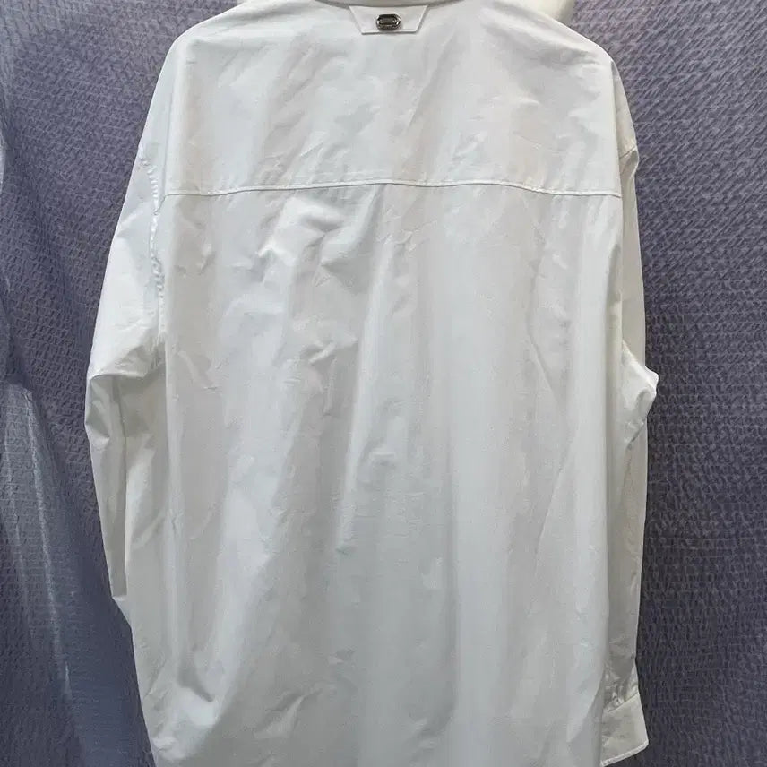 [BUNJANG] Solid Homme 24SS White Shirt - Size 52 (XL) / 솔리드옴므 24년식 화이트 셔츠 52(110) 택있음 새상품