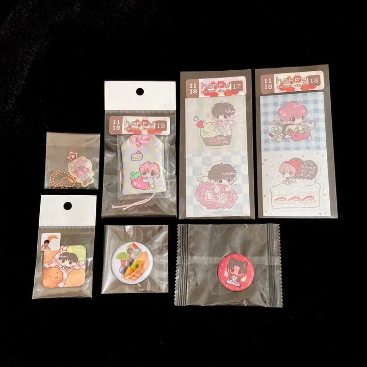 [SOLD OUT] 엔시티위시 사쿠야 오마모리 부쿠님 bukoo님 리쿠 핀버튼 뱃지 쿠냥즈