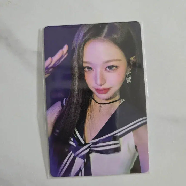 [SOLD OUT] 아이브 장원영 리바이브 위드뮤 럭키드로우 마린룩 포토카드