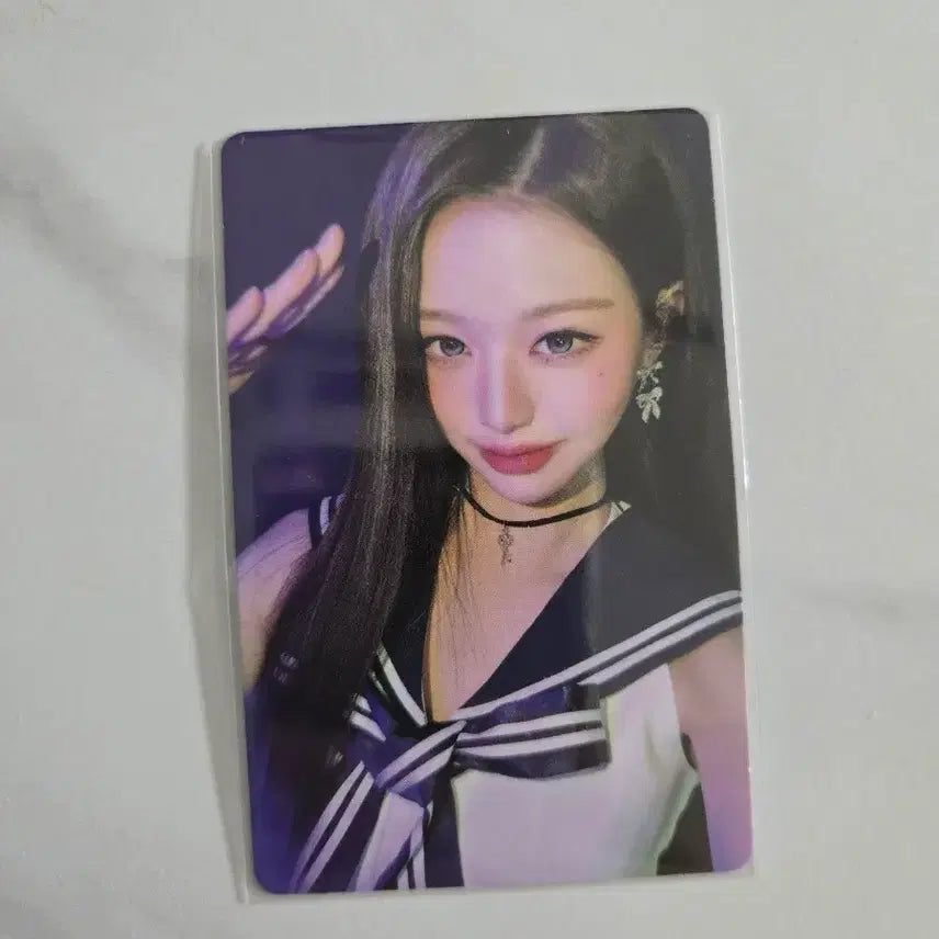 [SOLD OUT] 아이브 장원영 리바이브 위드뮤 럭키드로우 마린룩 포토카드