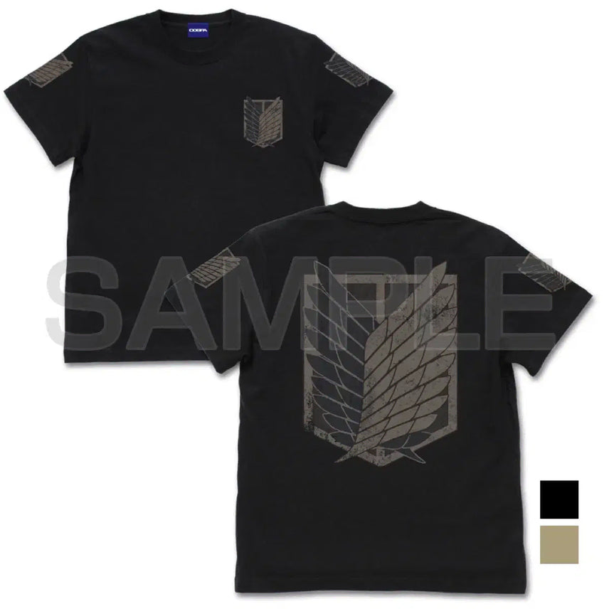 [BUNJANG] COSPA Attack on Titan T-Shirt (Size L) / 코스파COSPA 진격의 거인 티셔츠 L사이즈 판매 (실착 0회)