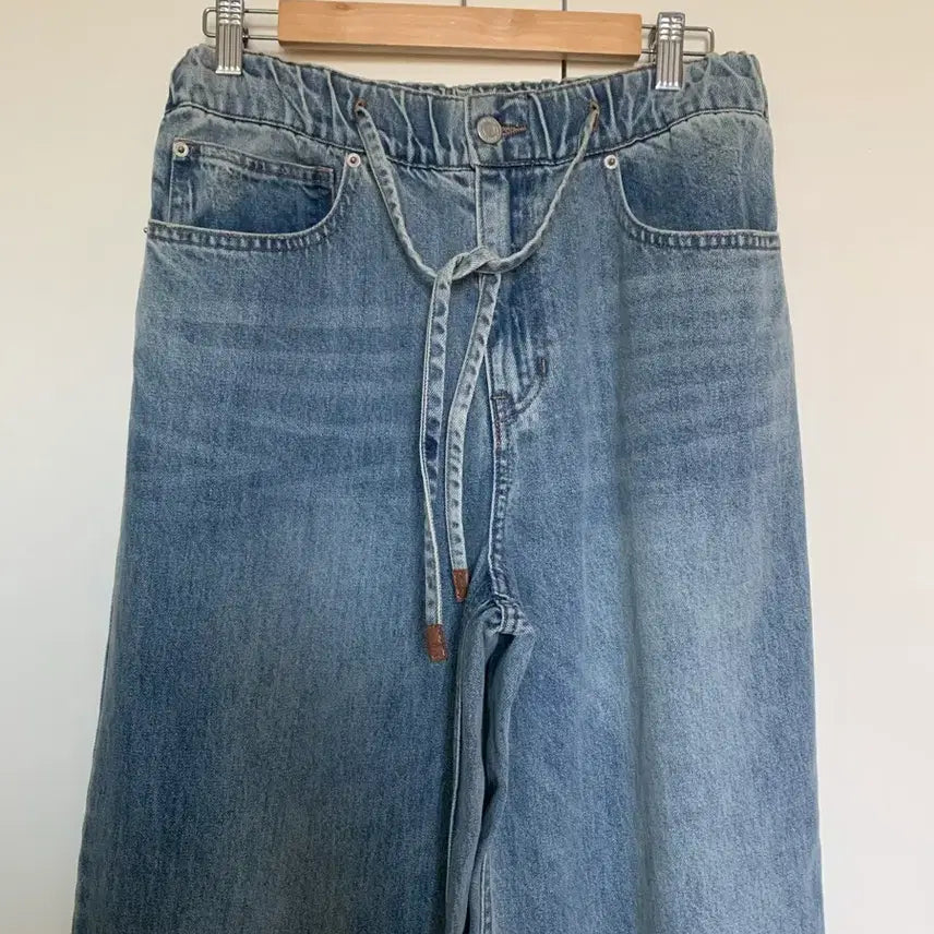 [BUNJANG] System Wide Banding Denim Pants / 시스템 와이드밴딩 데님팬츠