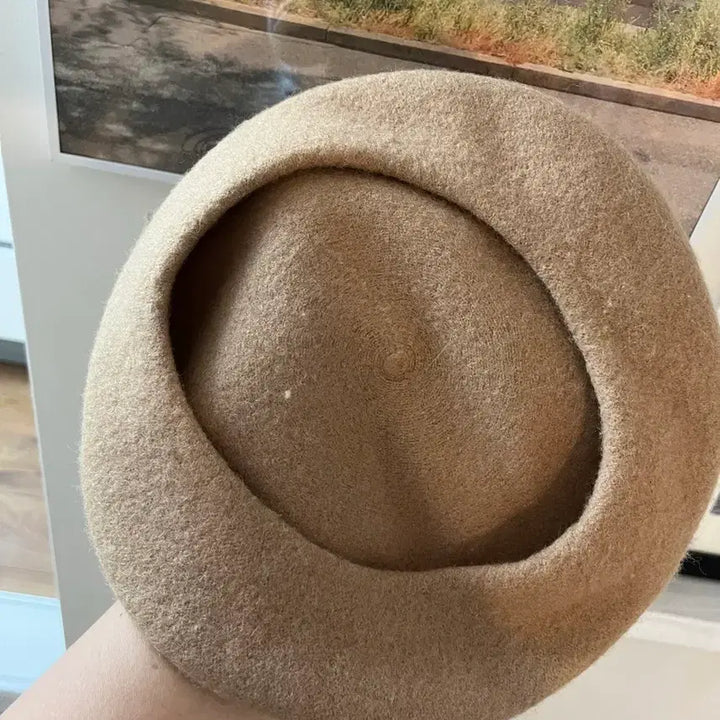 [BUNJANG] Beige Beret New / 베레모 베이지 새것