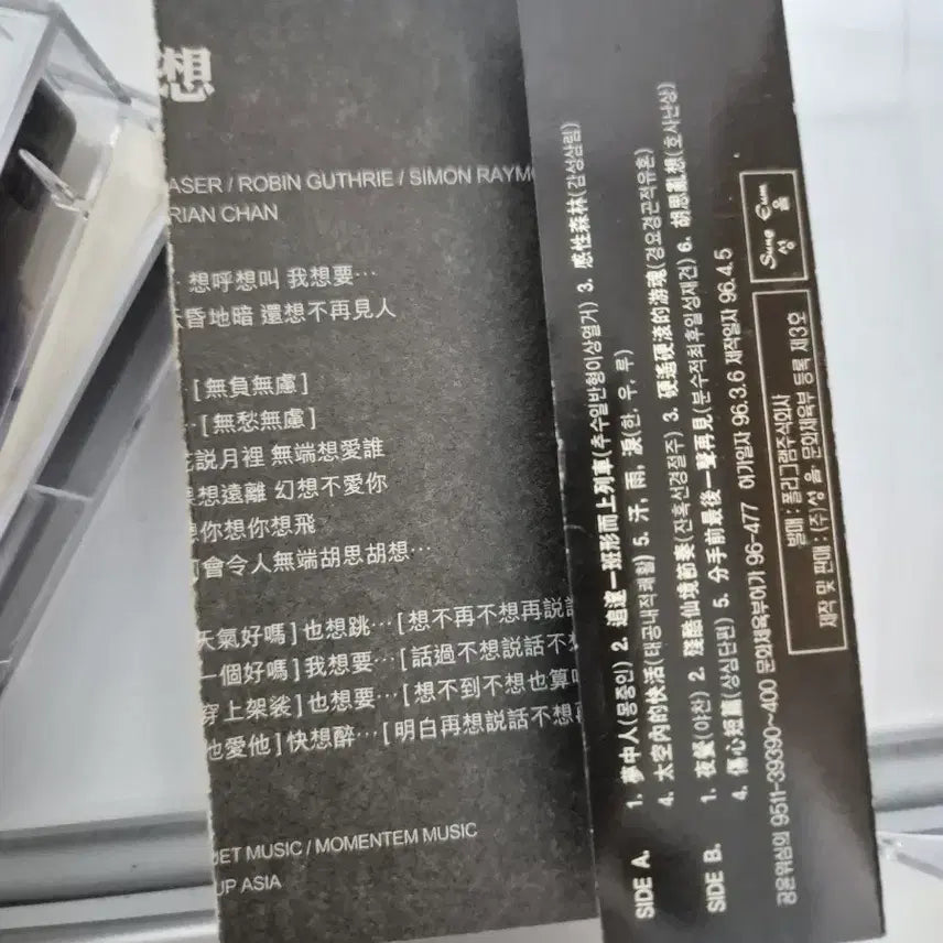 [SOLD OUT] 중경삼림 OST 카세트테이프