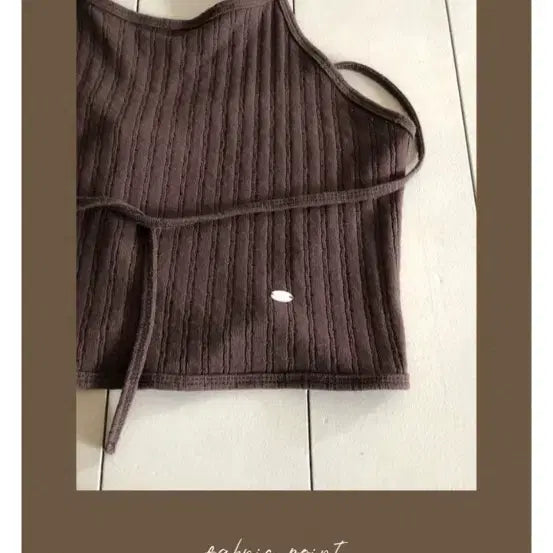 [BUNJANG] Mood in Slow Hazel Halterneck Bustier / 무드인슬로우 헤이즐 홀터넥 뷔스티에