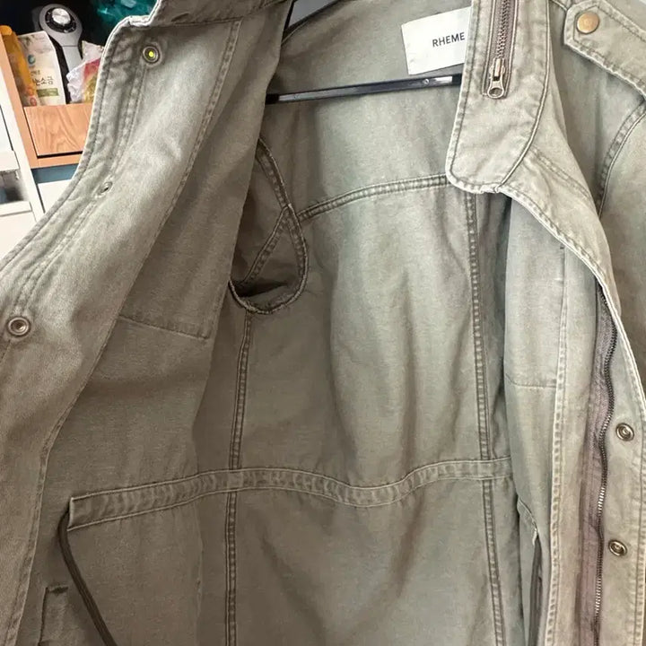 [SOLD OUT] 리임 빈티지 워싱 카키 야상 자켓