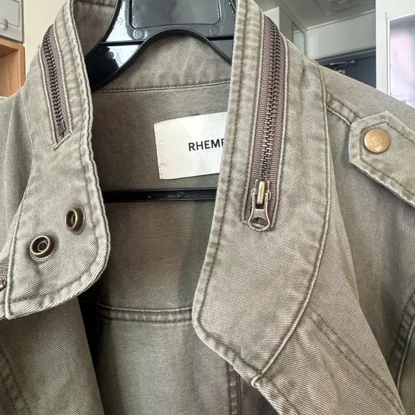 [SOLD OUT] 리임 빈티지 워싱 카키 야상 자켓