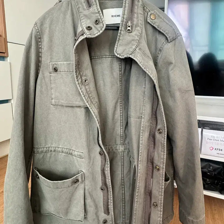 [SOLD OUT] 리임 빈티지 워싱 카키 야상 자켓