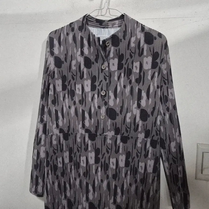 [BUNJANG] Pleats Me Flower Pattern Long Dress / 플리츠미    플리츠 플라워 패턴 롱 원피스