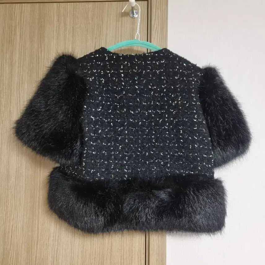 [BUNJANG] Postmonition Tweed Short Sleeve Jacket / 포스트모니션 트위드 반팔 자켓