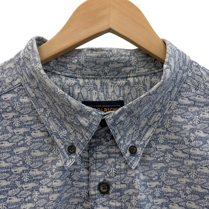 [BUNJANG] Woolrich Pattern Short Sleeve Shirt XXL / 00s 울리치 패턴 셔츠