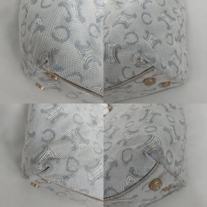 [BUNJANG] Celine Triomphe Sky Blue Canvas Shoulder Bag / [정품] 셀린느 트리오페 스카이블루 캔버스 숄더백