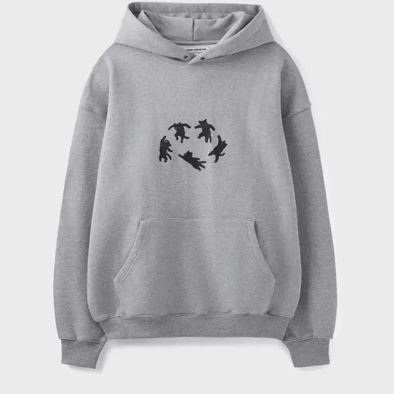 [BUNJANG] Branded Cats Graphic Hoodie / L) 브랜디드 캣츠 그래픽 후드티