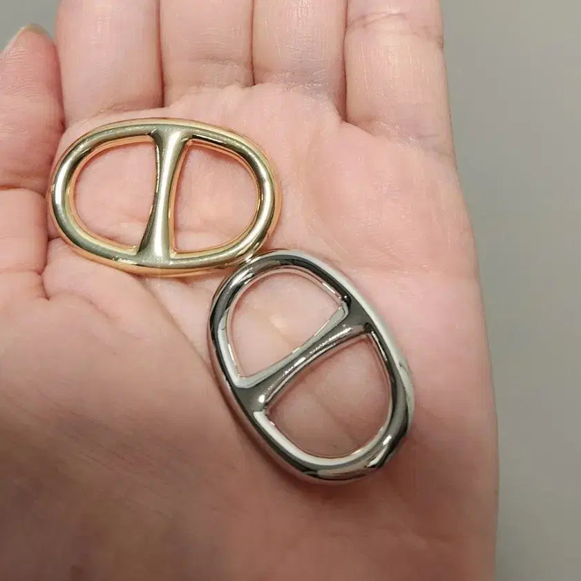 [BUNJANG] Scarf Ring (Gold/Silver) / 새) 스카프 링