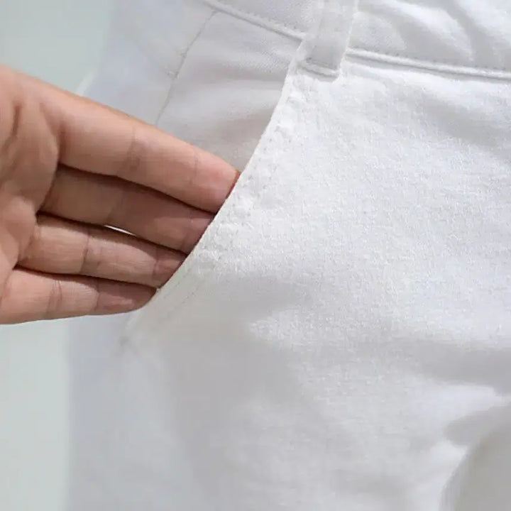 [BUNJANG] DUEL Two-Button Denim Pants 26 White / 듀엘 투버튼 데님 팬츠 26 화이트 팝니다