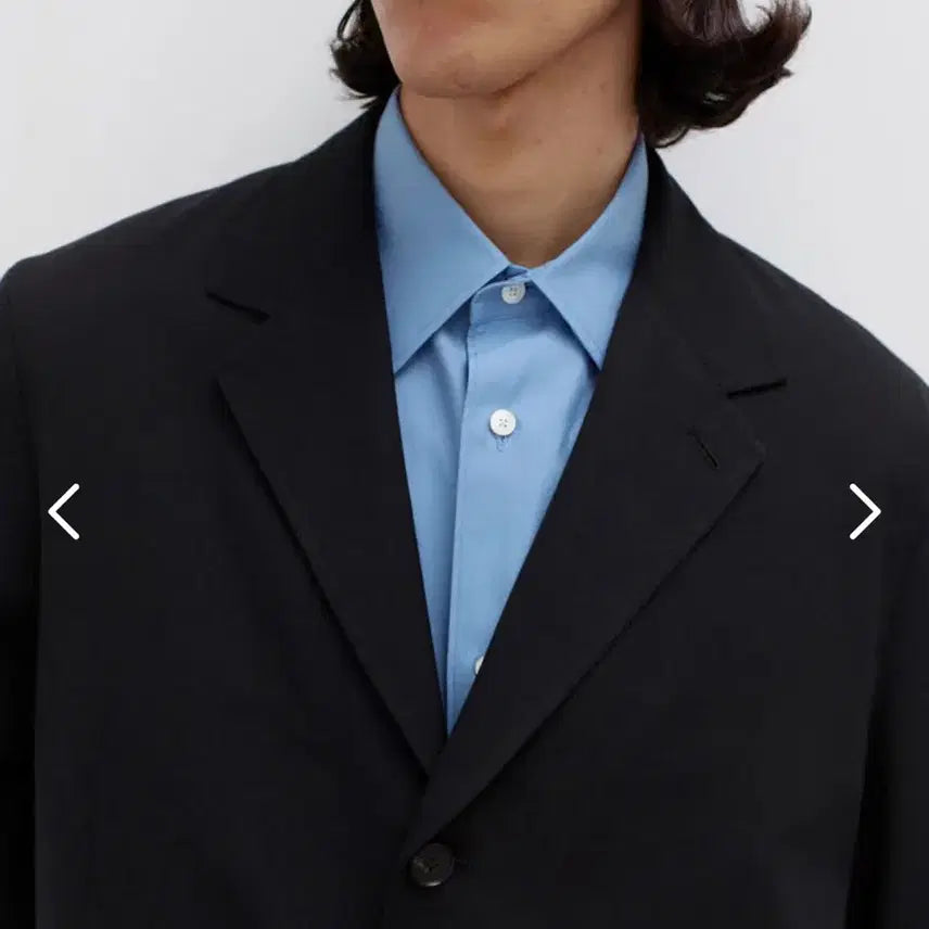 [BUNJANG] Auralee Super Fine Wool Cotton Twill Oversized Jacket Black 5 / 오라리 22aw 슈퍼 파인 울 코튼 트윌 오버 자켓 블랙 5