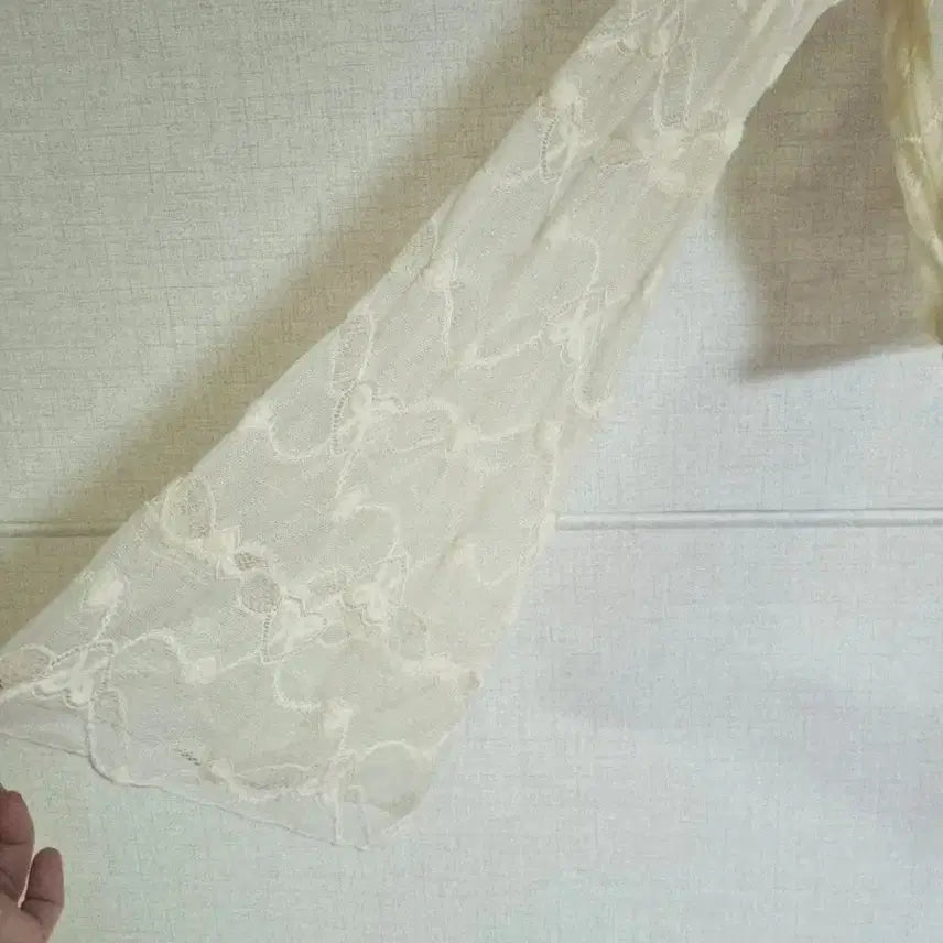 [BUNJANG] CIDER Crop Lace Cardigan / [새상품]CIDER 크롭 레이스가디건