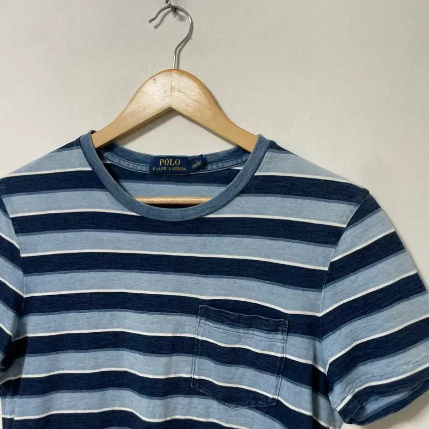 [SOLD OUT] 95 폴로 랄프로렌 스판 스트라이프 반팔티 정품