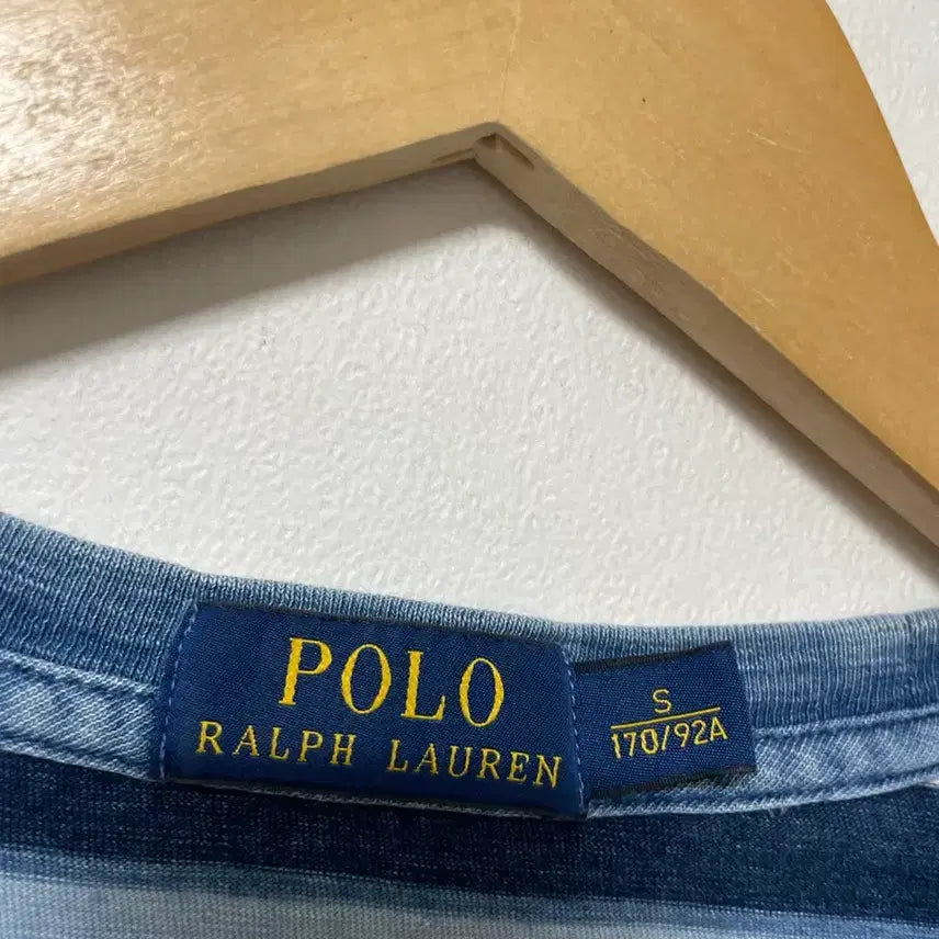 [SOLD OUT] 95 폴로 랄프로렌 스판 스트라이프 반팔티 정품