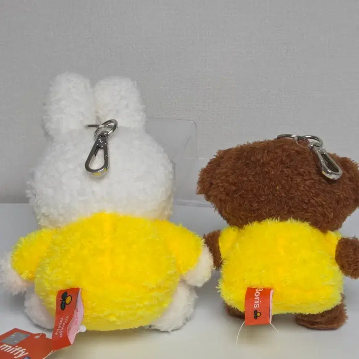 [BUNJANG] Miffy &amp; Boris Couple Keychain Set (2 Types) / 미피/보리스 인형 커플 키링 2종 세트