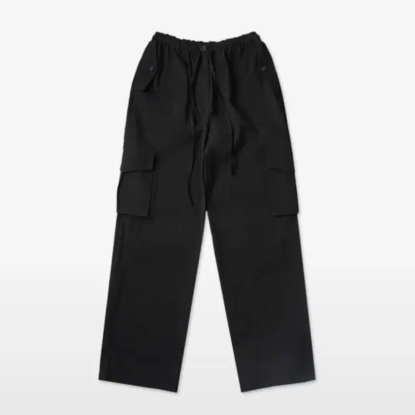 [BUNJANG] Withoutsummer Pocket Work Pants Black / 위드아웃썸머 포켓 워크 팬츠 블랙