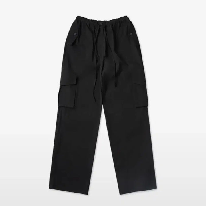 [BUNJANG] Withoutsummer Pocket Work Pants Black / 위드아웃썸머 포켓 워크 팬츠 블랙