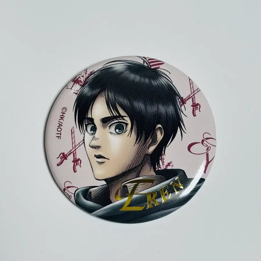 [SOLD OUT] [BUNJANG] Anique Eren Yeager Can Badge / Anique 기마 에렌 캔뱃지