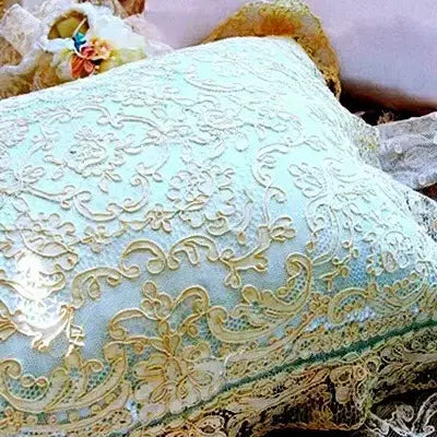 [BUNJANG] French Allong Lace Pillow &amp; Cushion / 프렌치 알랑꽁 레이스필로우&amp; 쿠션