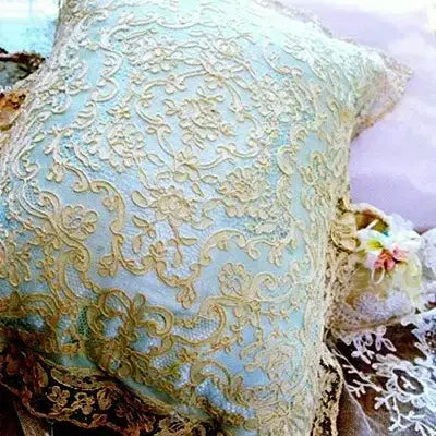 [BUNJANG] French Allong Lace Pillow &amp; Cushion / 프렌치 알랑꽁 레이스필로우&amp; 쿠션