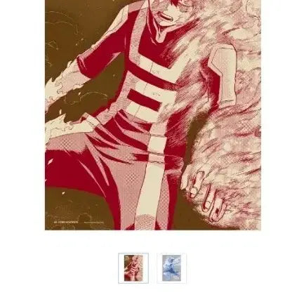 [BUNJANG] My Hero Academia Todoroki A2 Poster / 나의 히어로 아카데미아  포스터