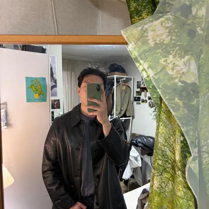 [BUNJANG] Banana Republic 1999 Leather Car Coat / 100) 바나나리퍼블릭 레더 카코트 올드갭 카코트