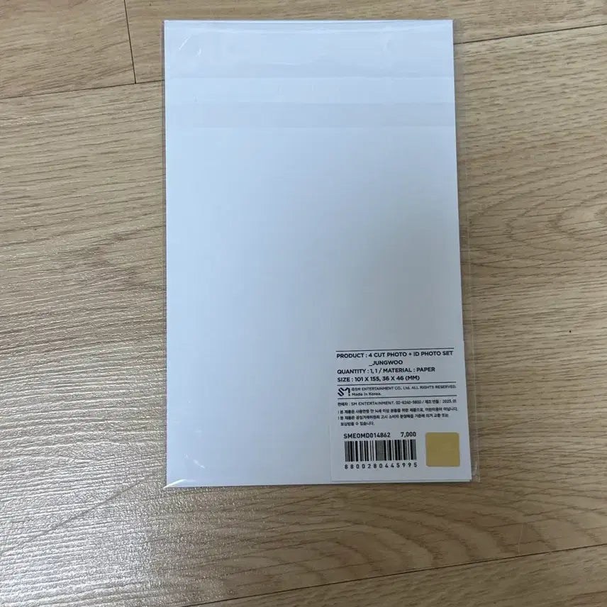 [SOLD OUT] NCT127 정우 더 모멘텀 4컷+ID 포토세트 미개봉