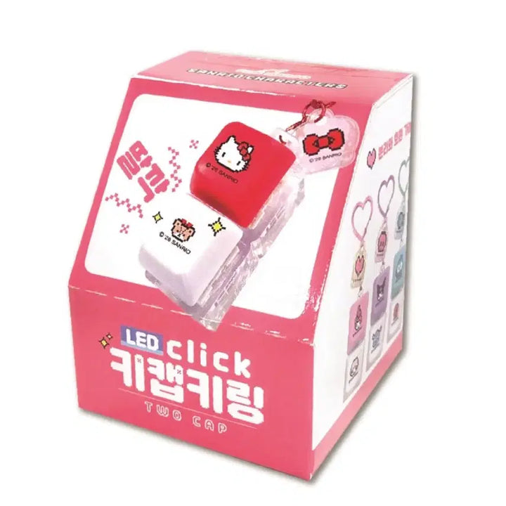 [SOLD OUT] 산리오 LED Click 클릭 키캡 키링 시나모롤