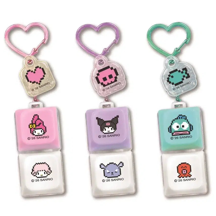 [SOLD OUT] 산리오 LED Click 클릭 키캡 키링 시나모롤
