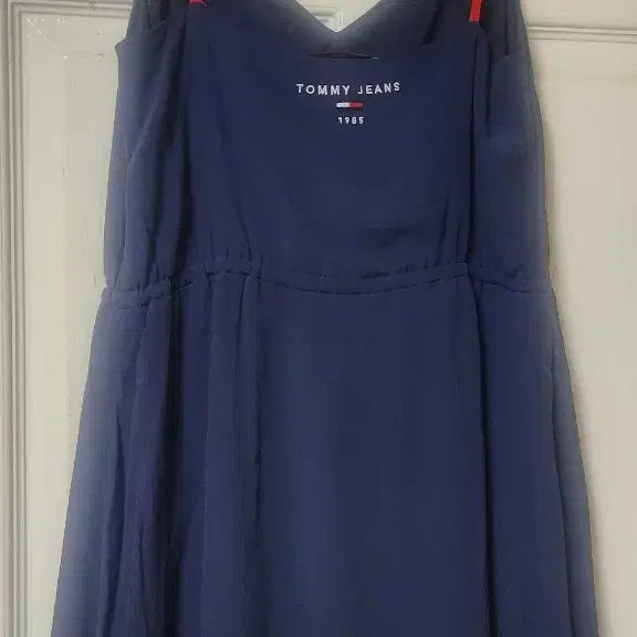 [BUNJANG] Tommy Jeans Blue/Red String Tank Dress / Tommy Jeans 블루/레드 끈나시 원피스