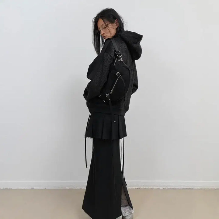 [BUNJANG] OJOS Multiway Belt Backpack Black / 오호스 OJOS 멀티웨이 벨트 백팩 블랙