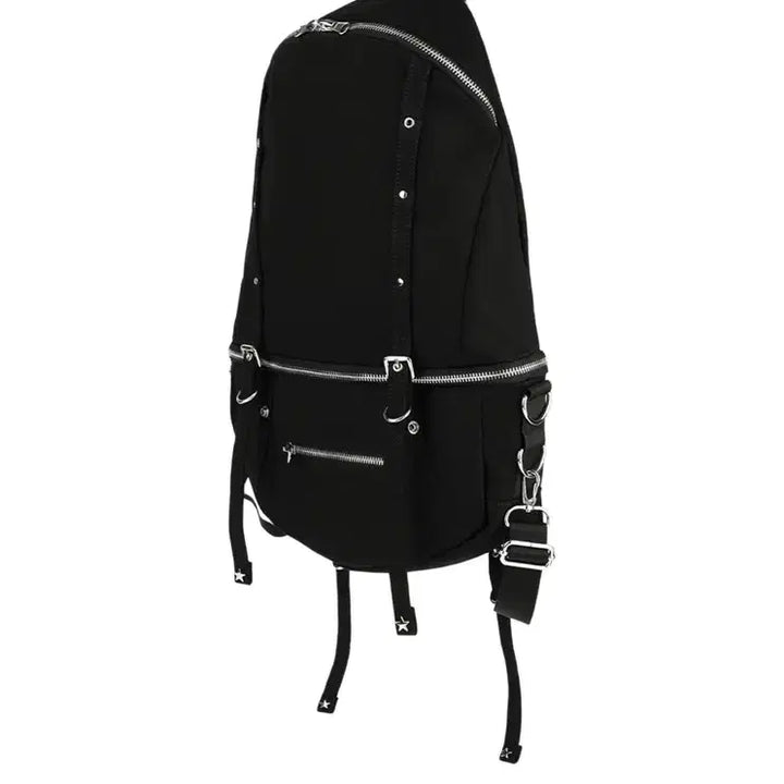 [BUNJANG] OJOS Multiway Belt Backpack Black / 오호스 OJOS 멀티웨이 벨트 백팩 블랙