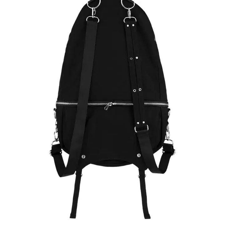 [BUNJANG] OJOS Multiway Belt Backpack Black / 오호스 OJOS 멀티웨이 벨트 백팩 블랙