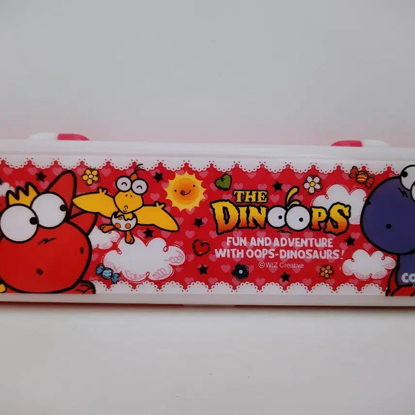 [BUNJANG] Dino Oops Pencil Case Stationery Set / [고전문구] 다이노웁스 필통 문구 세트