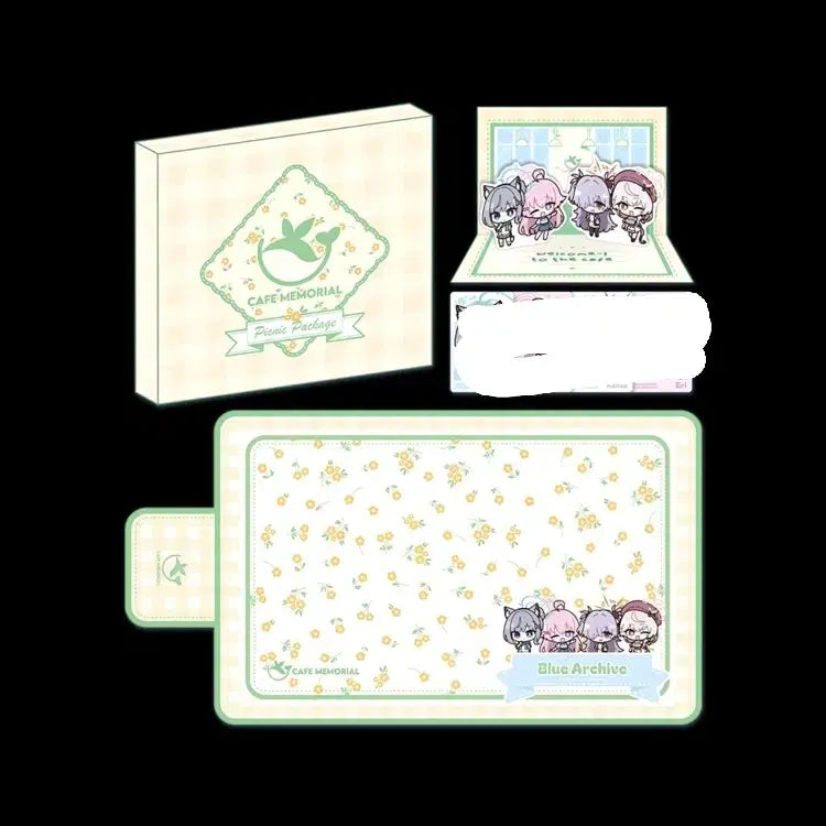 [BUNJANG] Blue Archive Memorial Picnic Mat / 블루아카 블루아카이브 카페 메모리얼 피크닉매트