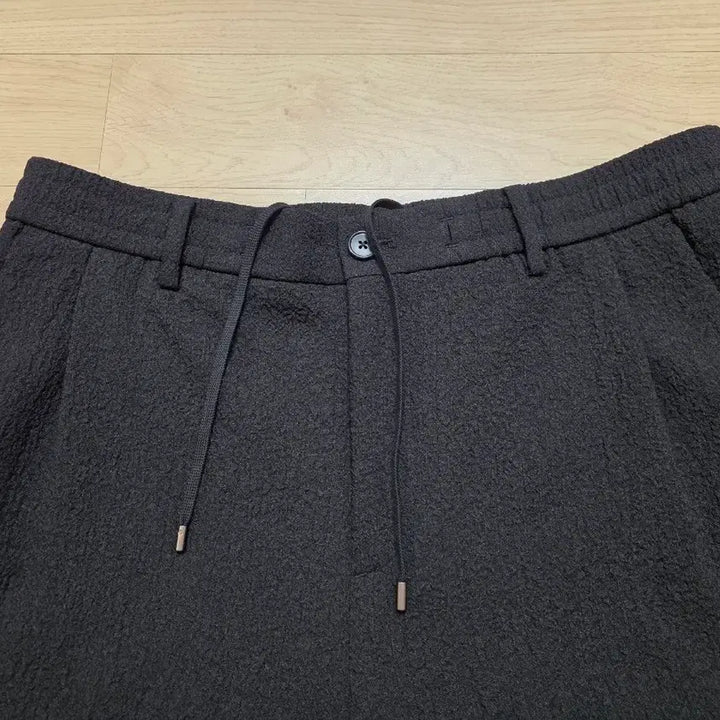 [BUNJANG] Jil Sander Navy Black Seersucker String Pants / 질스튜어트뉴욕 블랙 시어서커 스트링 팬츠 86 32-33 정가 32만원