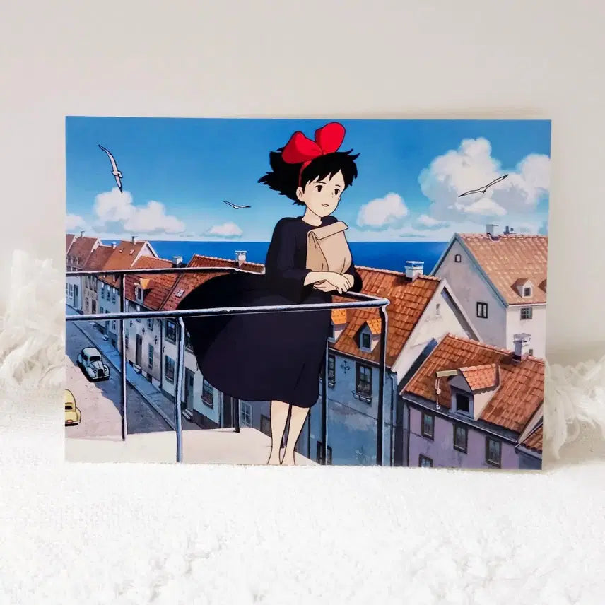 [SOLD OUT] 지브리 정품 마녀 배달부 키키 엽서 4장