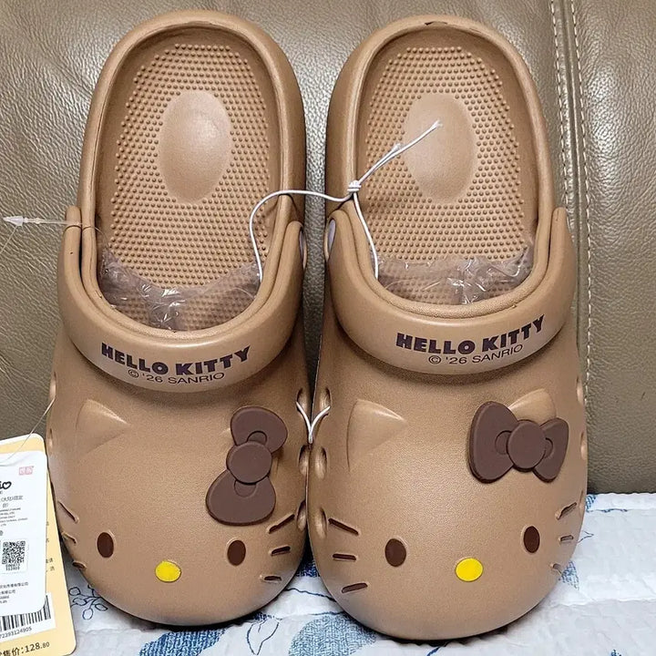 [SOLD OUT] 헬로키티 샌들 슬리퍼 브라운 250mm새상품