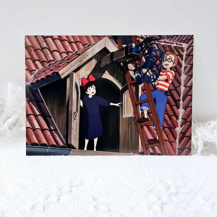 [SOLD OUT] 지브리 정품 마녀 배달부 키키 엽서 6장