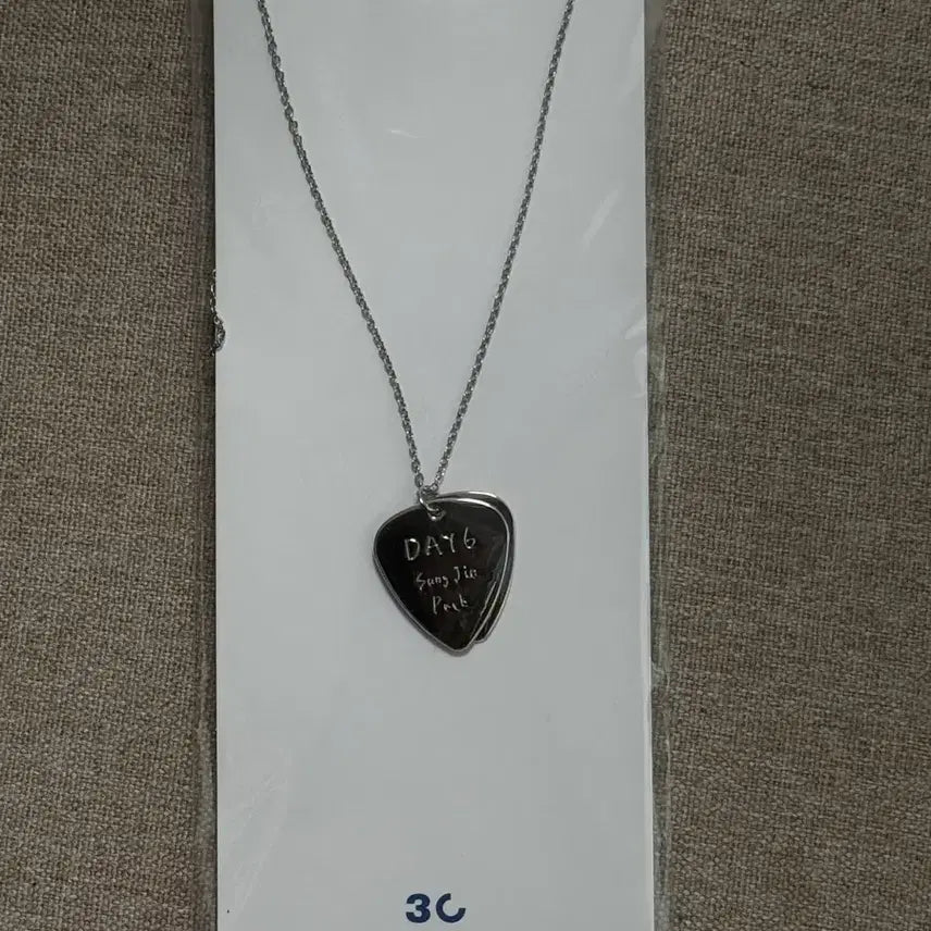 [BUNJANG] Day6 Sungjin Guitar Pick Necklace / (단순개봉 미사용) 데이식스 성진 기타 피크 목걸이 원가이하양도