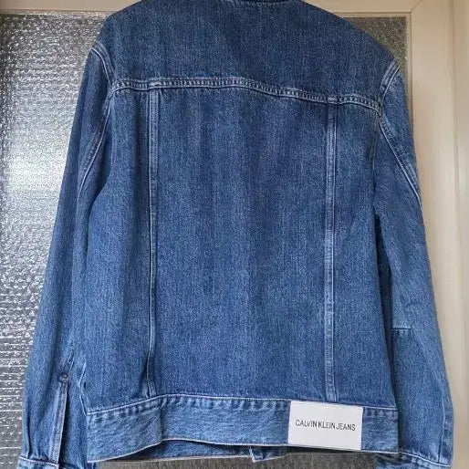 [BUNJANG] Calvin Klein Jeans Denim Patch Washed Jacket / 캘빈클라인 데님 패치 워싱 자켓(시스템옴므)(솔리드옴므)