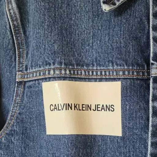 [BUNJANG] Calvin Klein Jeans Denim Patch Washed Jacket / 캘빈클라인 데님 패치 워싱 자켓(시스템옴므)(솔리드옴므)