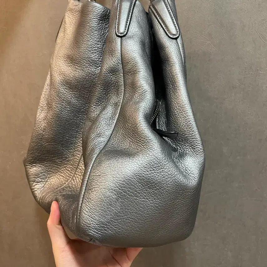 [BUNJANG] Coach Silver Chain Shoulder Bag / 코치 실버 체인 숄더백 가방